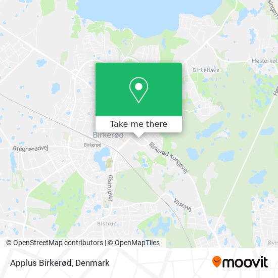 Applus Birkerød map