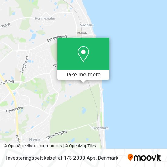 Investeringsselskabet af 1 / 3 2000 Aps map
