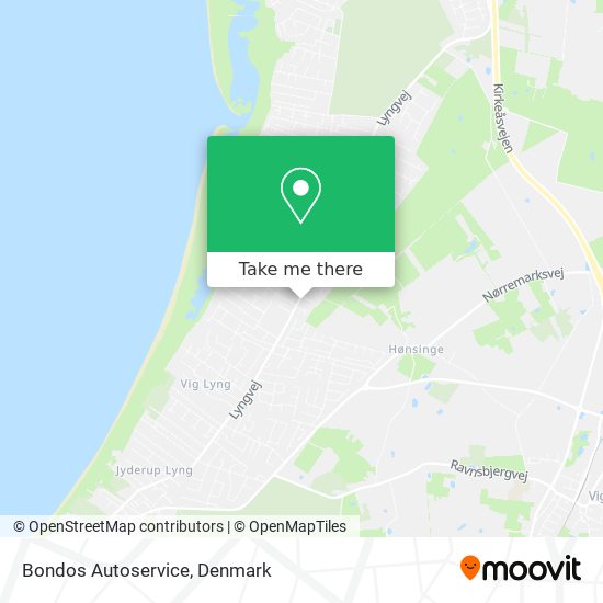 Bondos Autoservice map