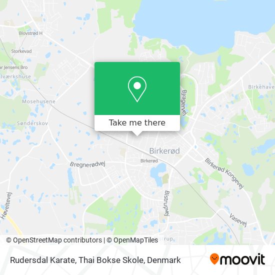 Rudersdal Karate, Thai Bokse Skole map