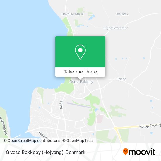 Græse Bakkeby (Højvang) map