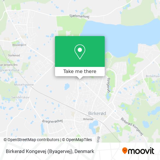 Birkerød Kongevej (Byagervej) map