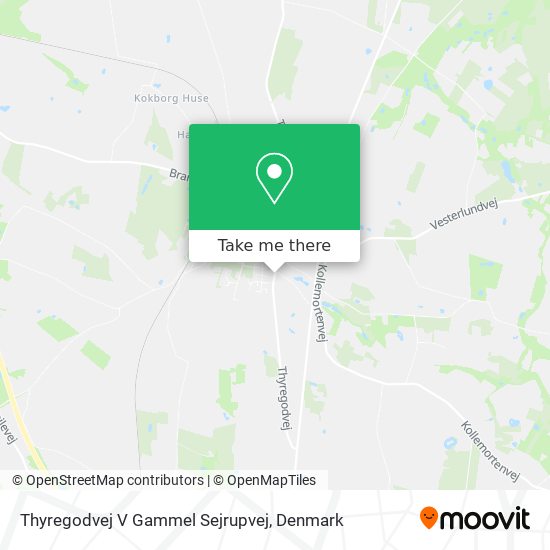 Thyregodvej V Gammel Sejrupvej map