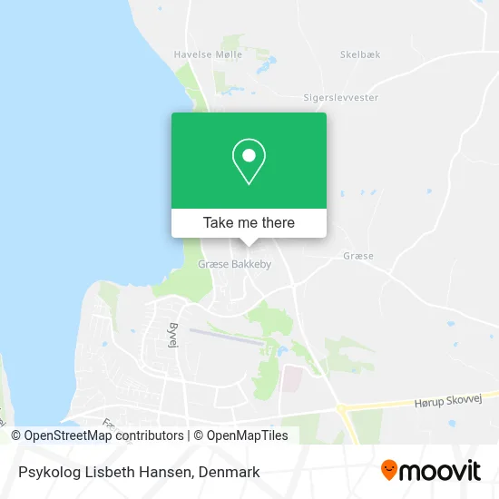 Psykolog Lisbeth Hansen map