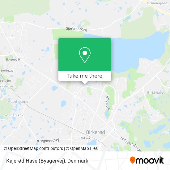 Kajerød Have (Byagervej) map