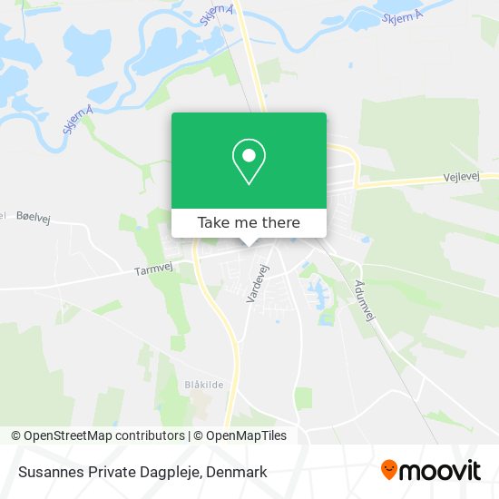 Susannes Private Dagpleje map