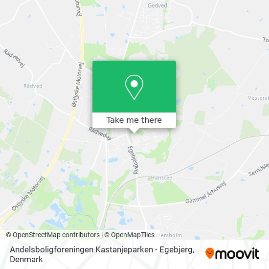 Andelsboligforeningen Kastanjeparken - Egebjerg map