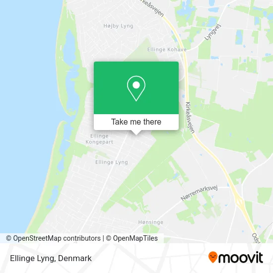 Ellinge Lyng map