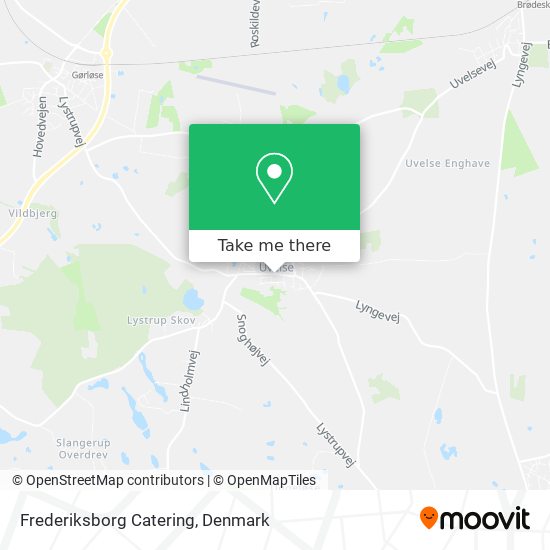 Frederiksborg Catering map
