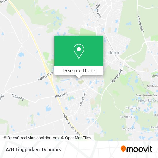 A/B Tingparken map