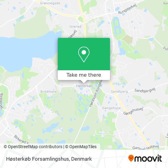 Høsterkøb Forsamlingshus map