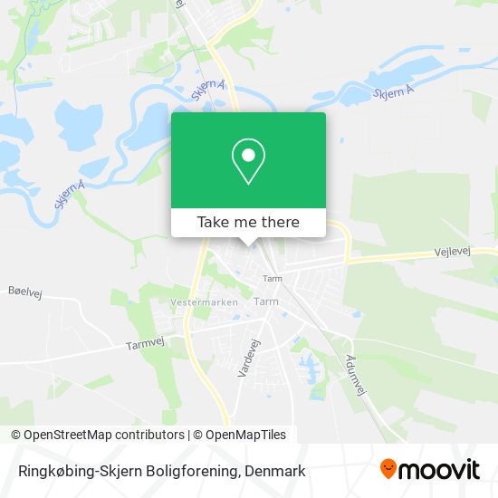 Ringkøbing-Skjern Boligforening map