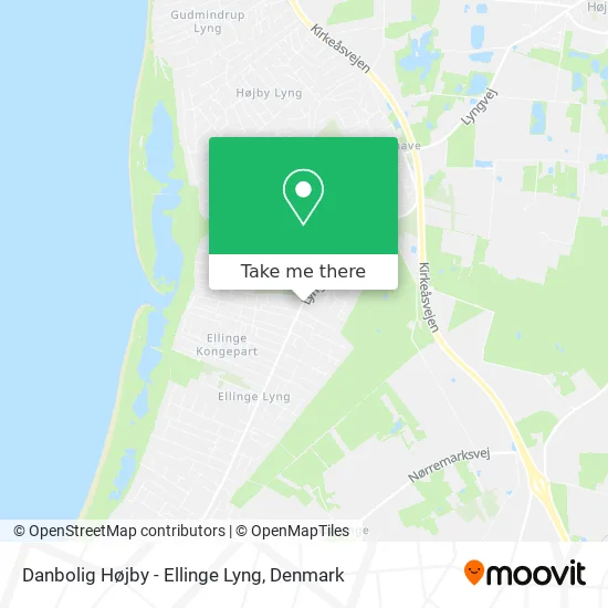 Danbolig Højby - Ellinge Lyng map