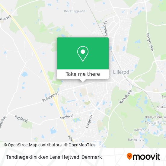 Tandlægeklinikken Lena Højtved map