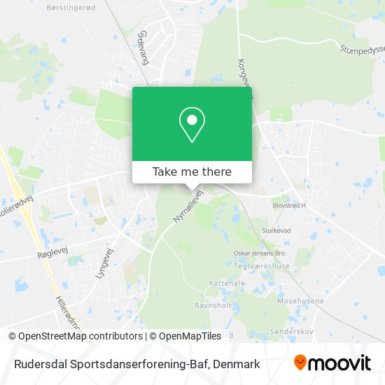 Rudersdal Sportsdanserforening-Baf map