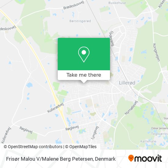 Frisør Malou V / Malene Berg Petersen map