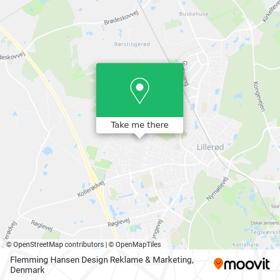 Flemming Hansen Design Reklame & Marketing map