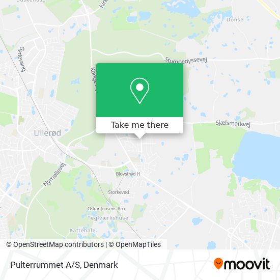 Pulterrummet A/S map