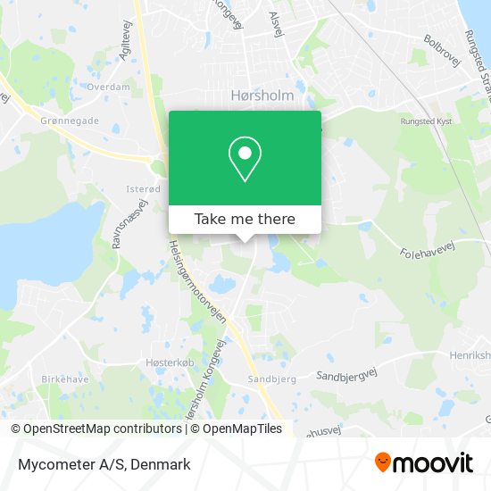 Mycometer A/S map