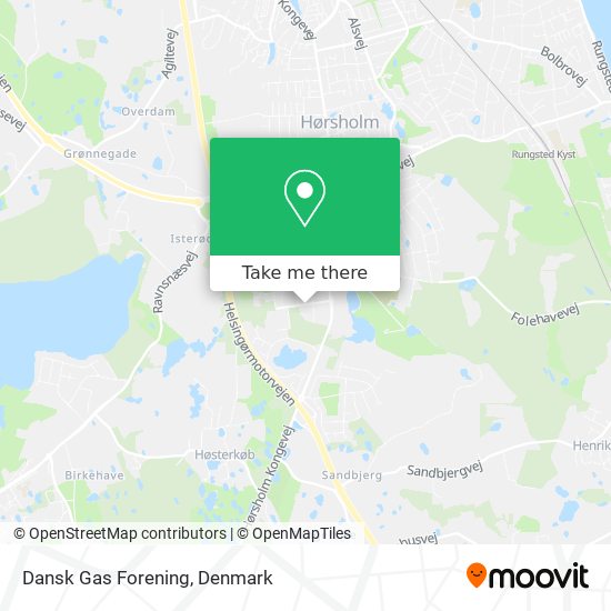 Dansk Gas Forening map