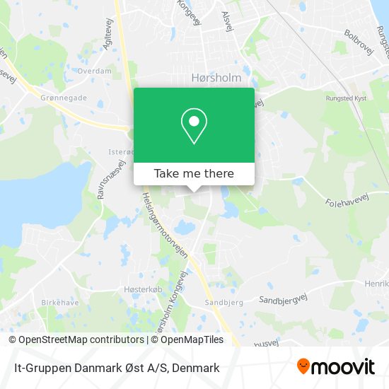 It-Gruppen Danmark Øst A/S map