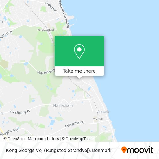 Kong Georgs Vej (Rungsted Strandvej) map