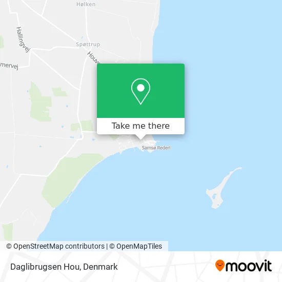 Daglibrugsen Hou map