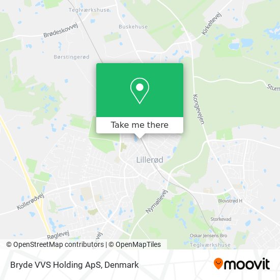 Bryde VVS Holding ApS map