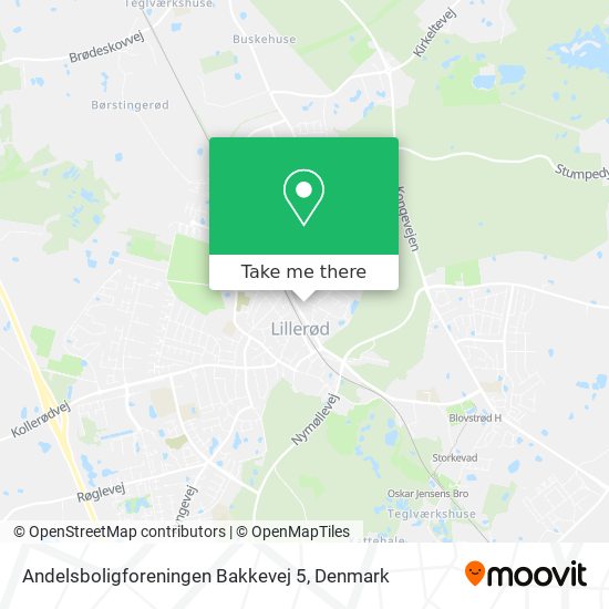 Andelsboligforeningen Bakkevej 5 map