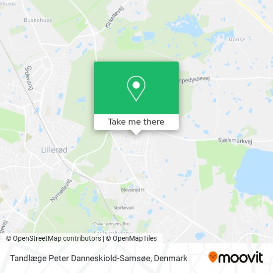 Tandlæge Peter Danneskiold-Samsøe map