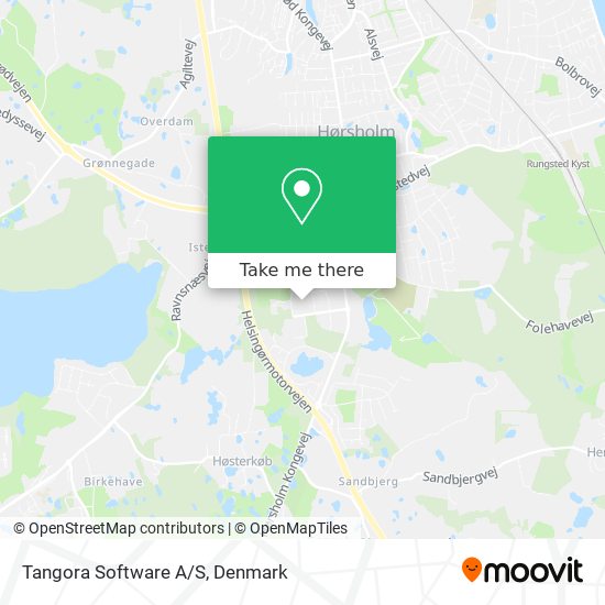 Tangora Software A/S map