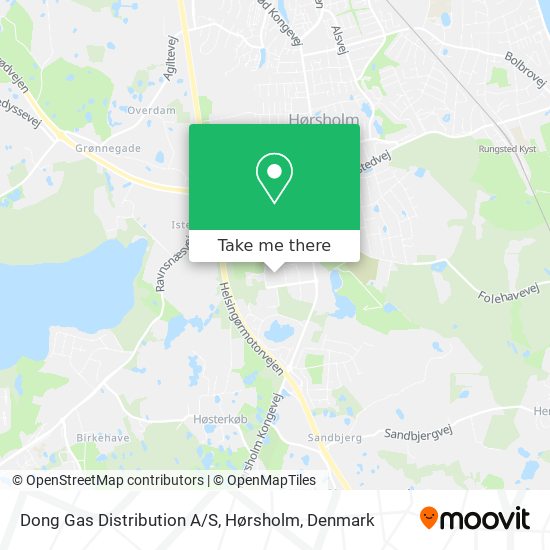 Dong Gas Distribution A / S, Hørsholm map