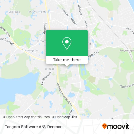 Tangora Software A/S map