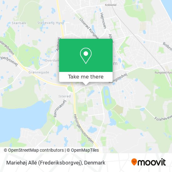 Mariehøj Allé (Frederiksborgvej) map