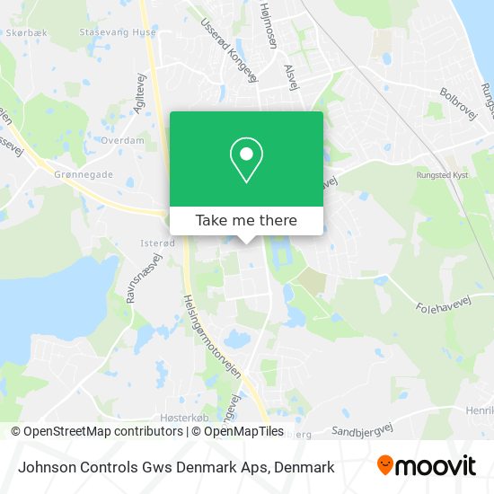 Johnson Controls Gws Denmark Aps map