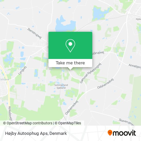 Højby Autoophug Aps map
