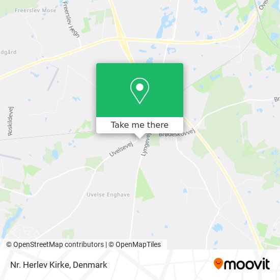 Nr. Herlev Kirke map