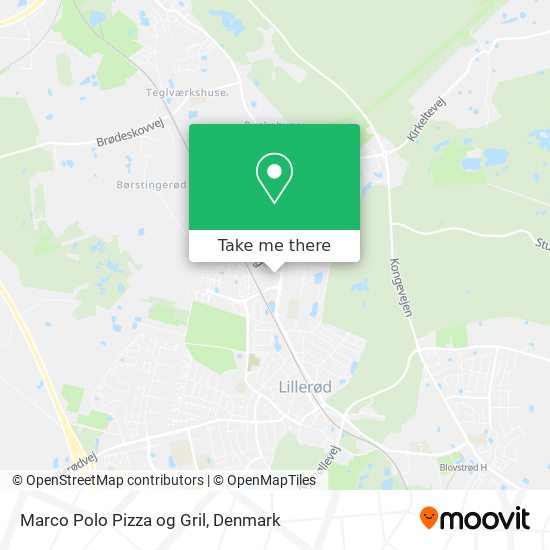 Marco Polo Pizza og Gril map