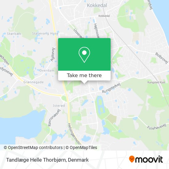 Tandlæge Helle Thorbjørn map