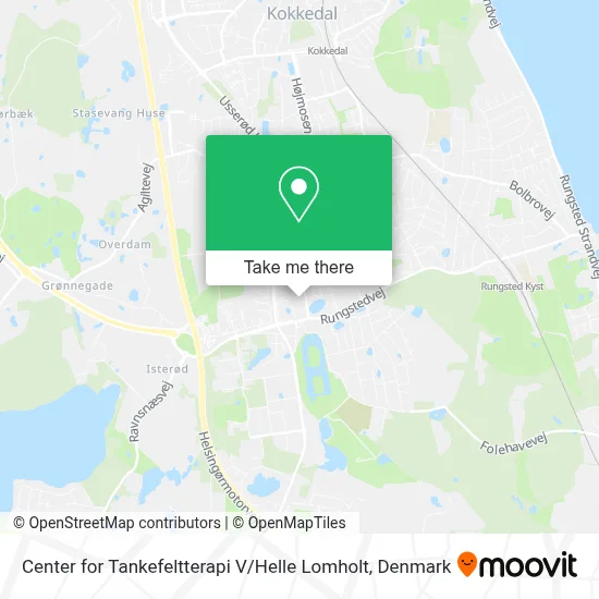 Center for Tankefeltterapi V / Helle Lomholt map