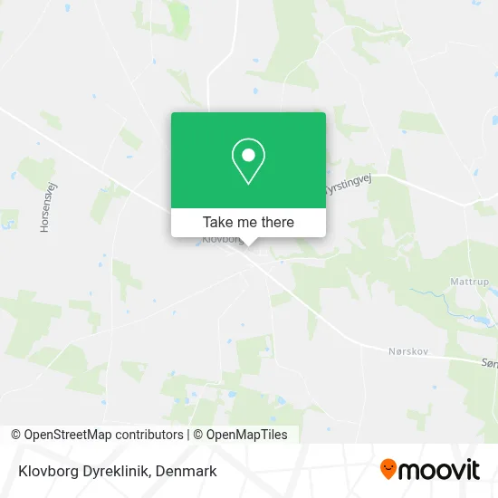 Klovborg Dyreklinik map