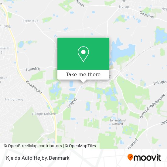 Kjelds Auto Højby map