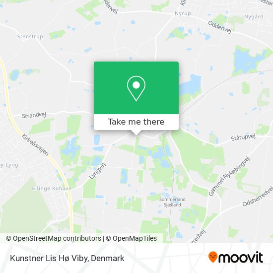 Kunstner Lis Hø Viby map