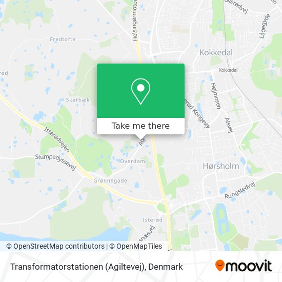 Transformatorstationen (Agiltevej) map