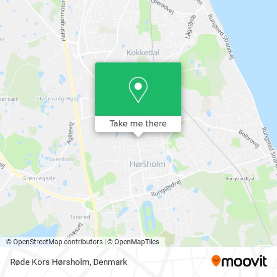 Røde Kors Hørsholm map