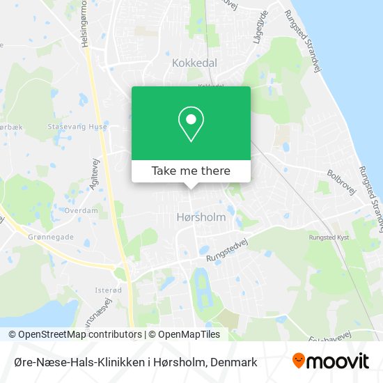 Øre-Næse-Hals-Klinikken i Hørsholm map