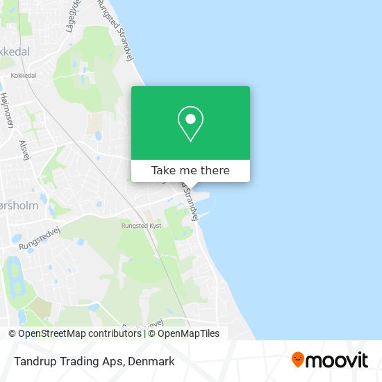 Tandrup Trading Aps map