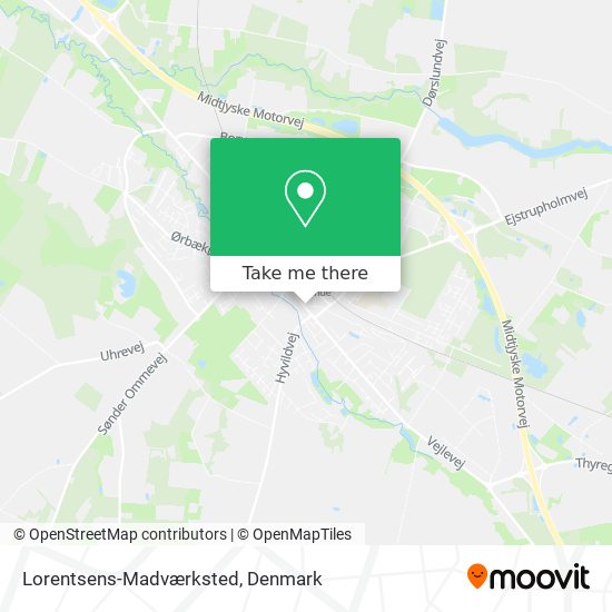 Lorentsens-Madværksted map