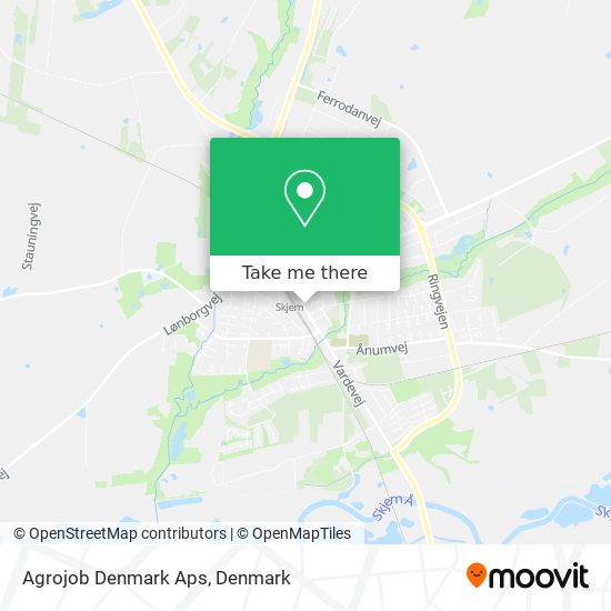 Agrojob Denmark Aps map