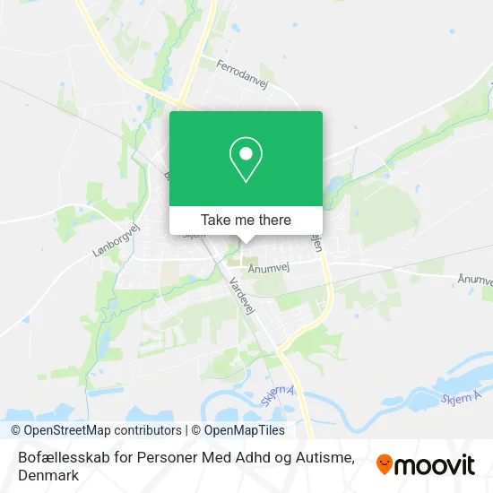 Bofællesskab for Personer Med Adhd og Autisme map